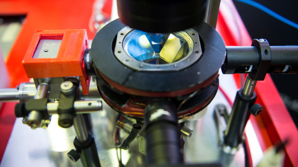 Un interféromètre atomique. // Source : Flickr/CC/ESA (photo recadrée)