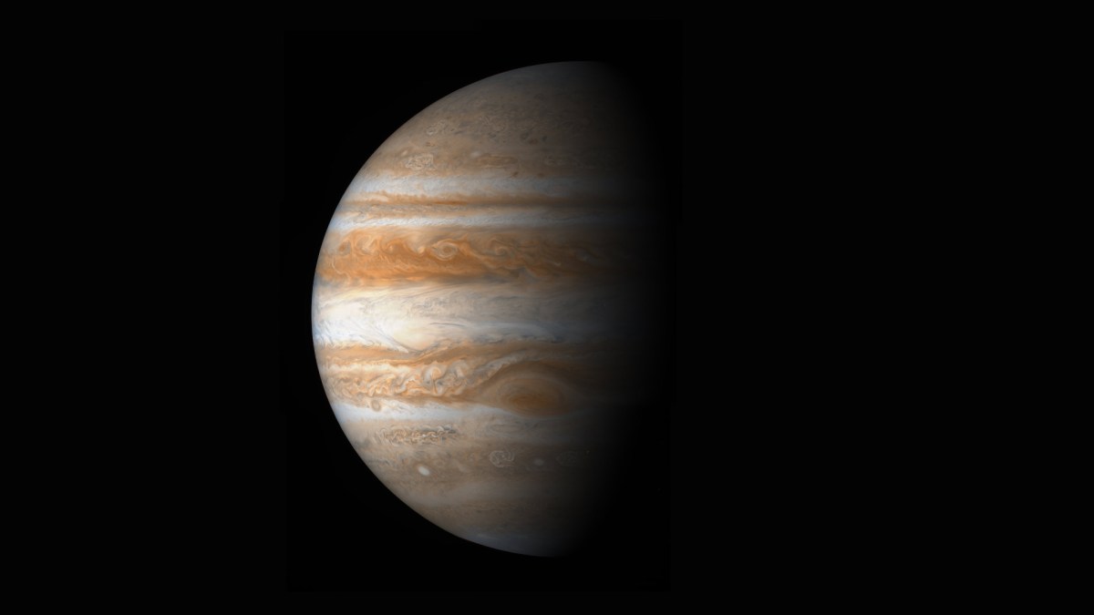 Jupiter. // Source : Flickr/CC/Kevin Gill (photo recadrée)