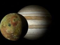 Jupiter et plusieurs de ses lunes. // Source : Pixabay (photo recadrée)