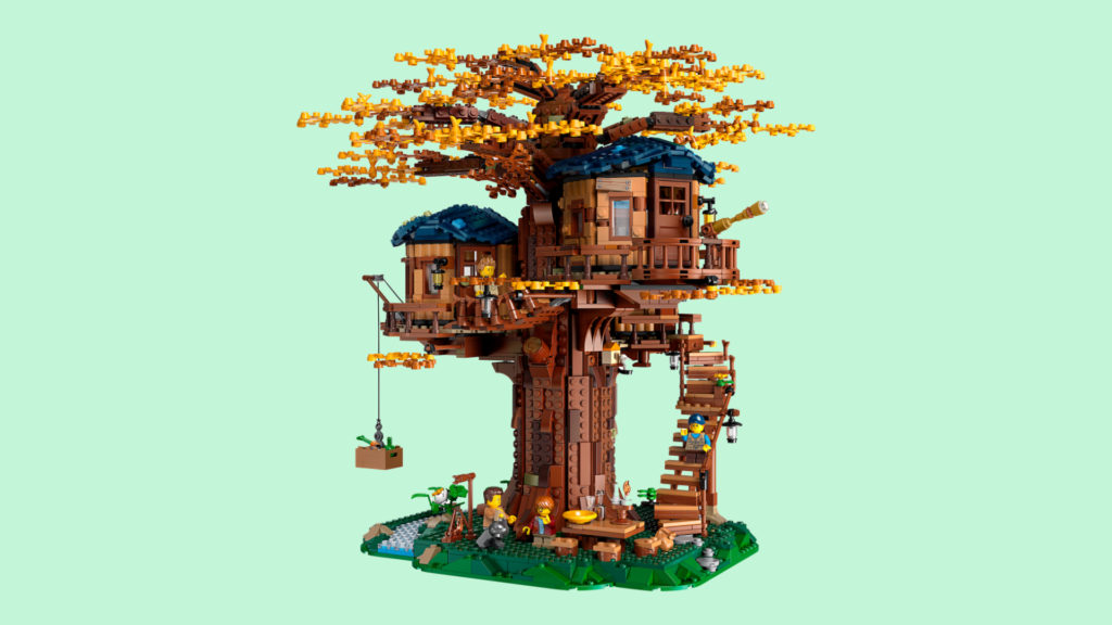 Le set Treehouse. // Source : Lego (photo recadrée), montage Numerama