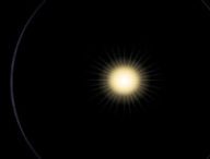 Une conjonction solaire entre la Terre et Mars. // Source : NASA/JPL-Caltech (photo recadrée)