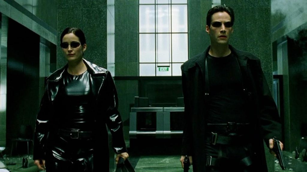 Neo et Trinity. // Source : Matrix