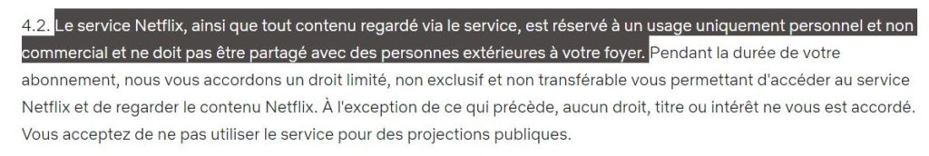 Capture d'écran Netflix Capture d'écran Netflix