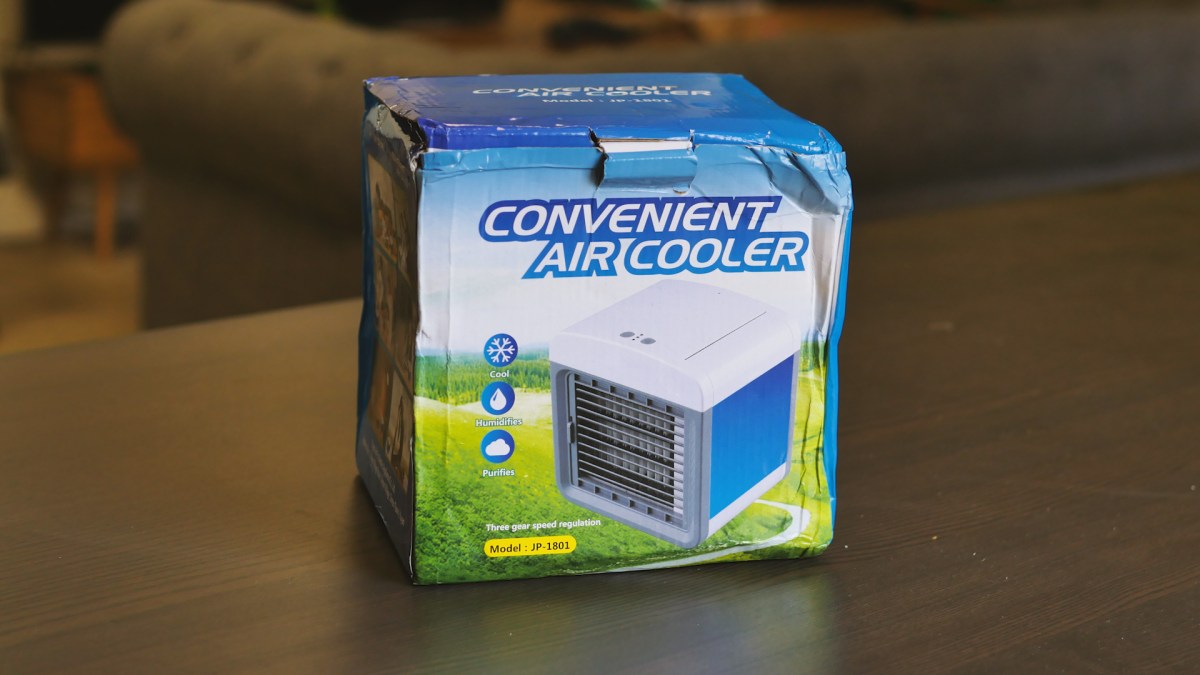 Climatiseur révolutionnaire, cube de rafraîchissement : plusieurs noms pour le même objet // Source : Louise Audry pour Numerama