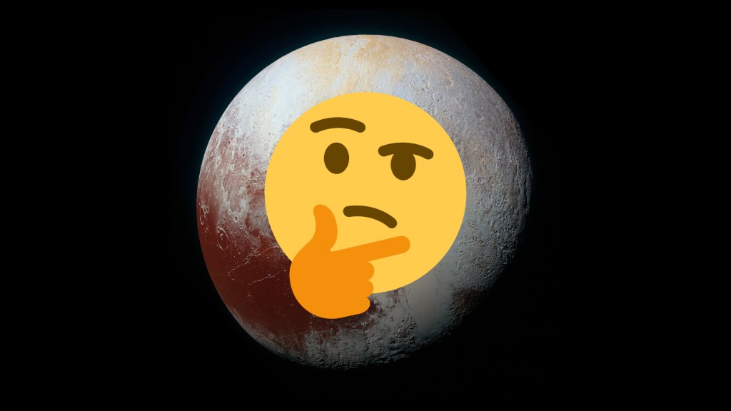 Selon Jim Bridenstine, Pluton est une planète. // Source : Pixabay, Wikimedia/CC/Twitter, montage Numerama