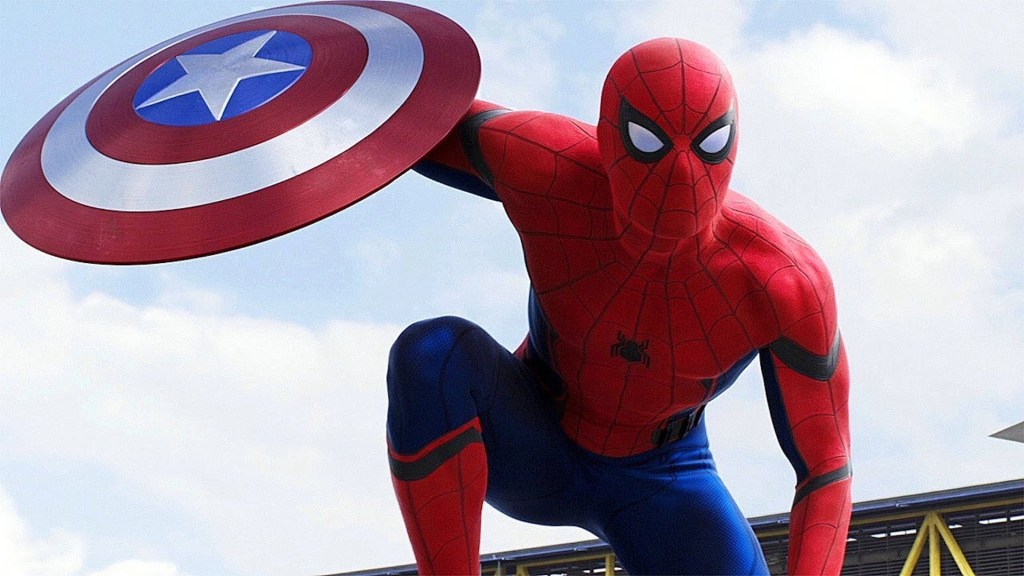 Spiderman dans Captain America Civil War // Source : MCU