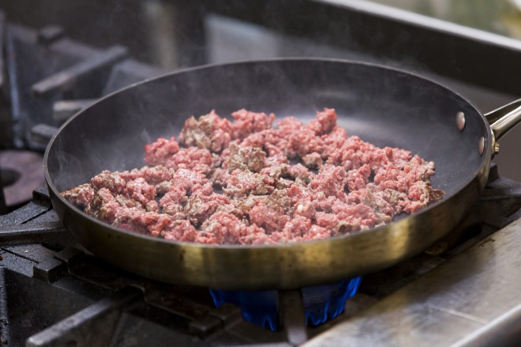 La viande Impossible Foods est en réalité végétale. // Source : Impossible Foods