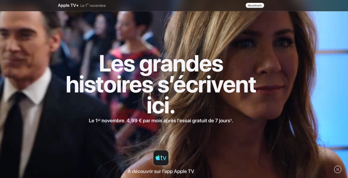 Apple TV+ en France // Source : Apple