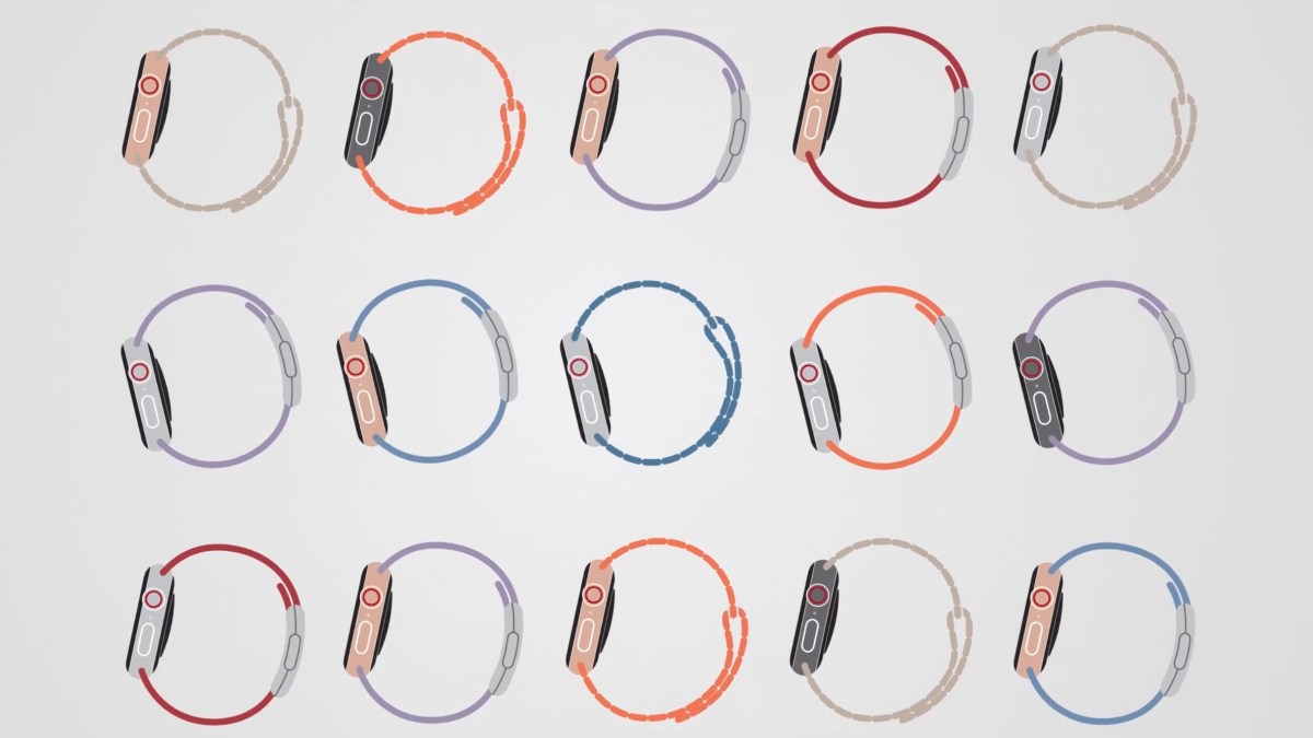 Des dessins d'Apple Watch // Source : Apple