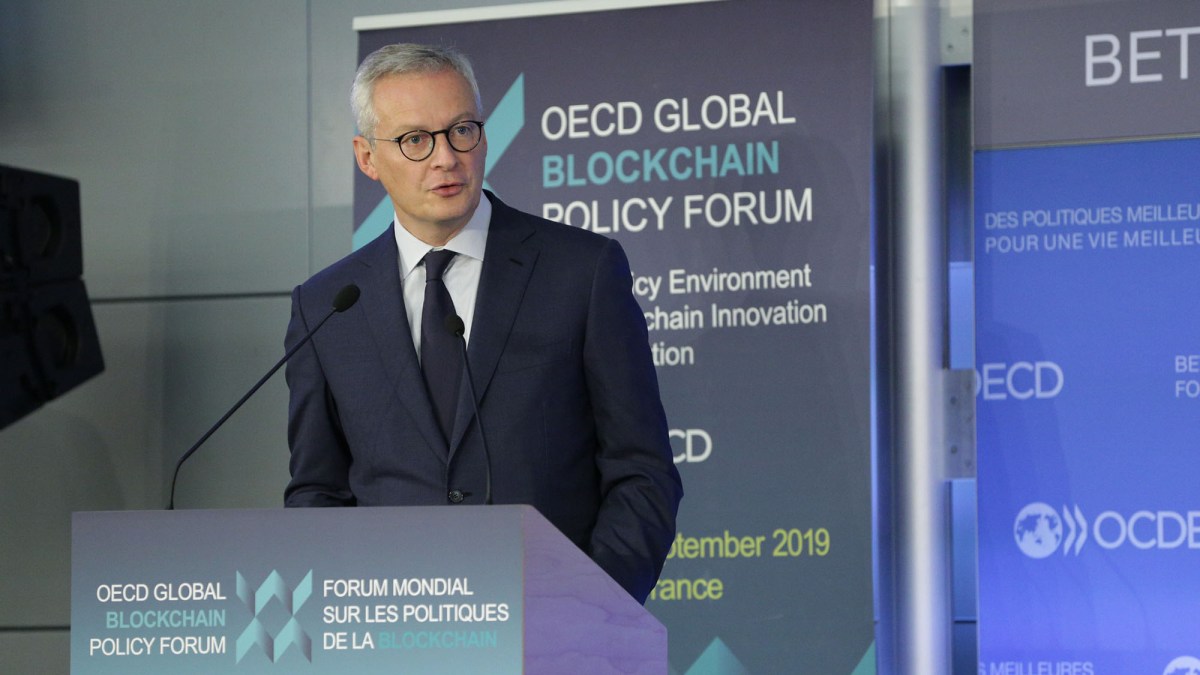 Bruno Le Maire. // Source : OECD/Hervé Cortinat