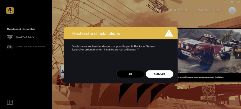 Rockstar Games Launcher // Source : Capture d'écran Rockstar Games Launcher // Source : Capture d'écran