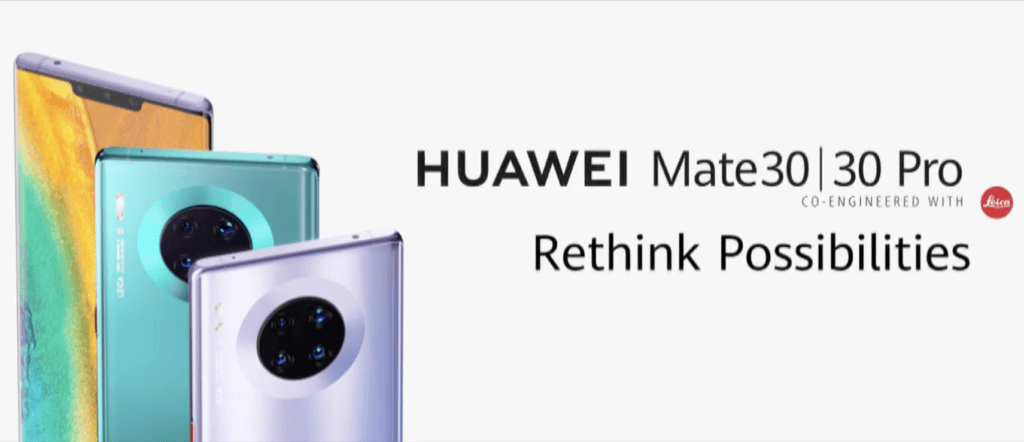 Huawei Mate 30 et Mate 30 Pro // Source : Huawei 