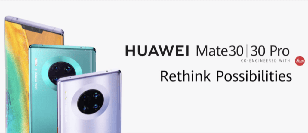 Huawei Mate 30 et Mate 30 Pro // Source : Huawei Huawei Mate 30 et Mate 30 Pro // Source : Huawei