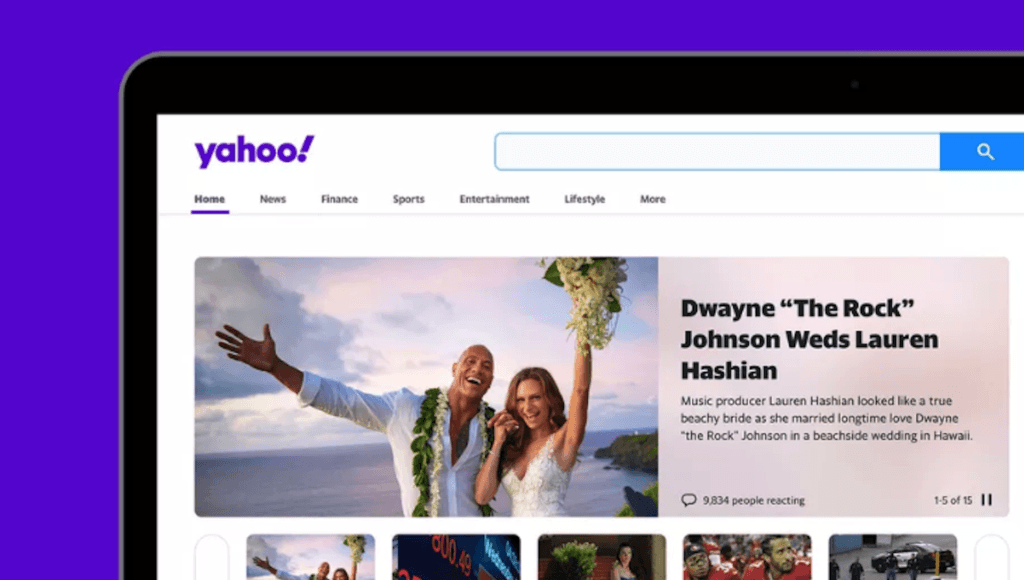 La nouvelle app mail de Yahoo // Source : Yahoo