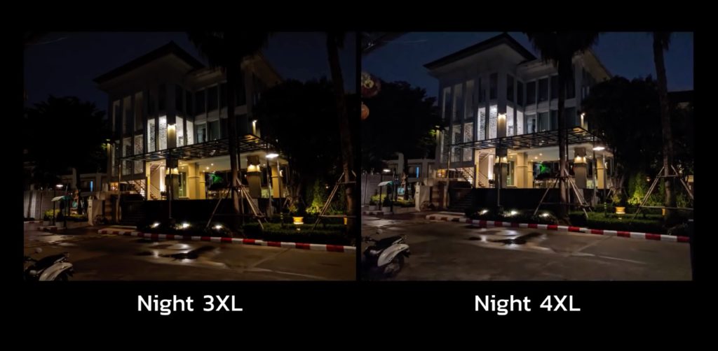 Google Pixel 4 XL versus Pixel 3 XL en mode nuit // Source : Capture YouTube
