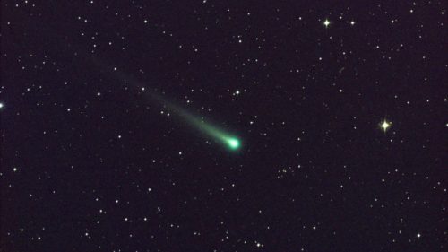 Une comète. // Source : NASA Goddard (photo recadrée)