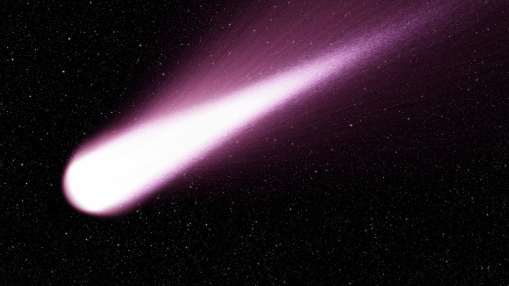 Une comète. // Source : Pxhere/CC0 Domaine public (photo recadrée)