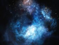 La galaxie CR7, une galaxie de l'univers jeune. // Source : ESO/M. Kornmesser (photo recadrée)