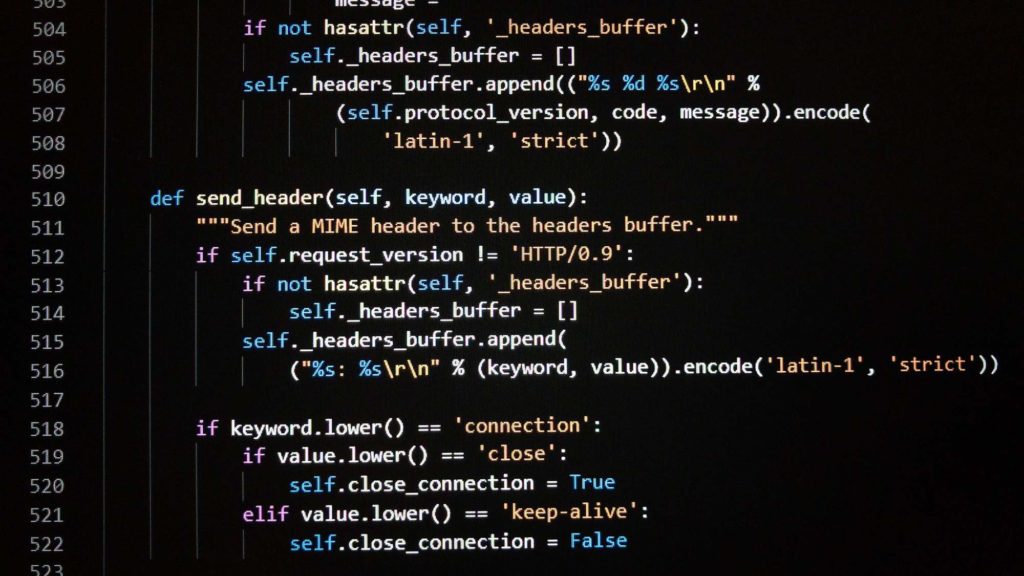 Des lignes de code en Python