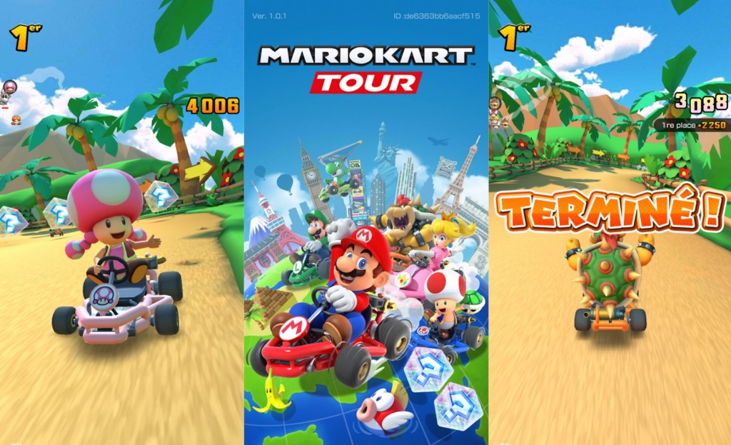 Captures de Mario Kart Tour