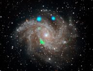 La galaxie NGC 6946, ou la galaxie du feu d'artifice. // Source : NASA/JPL-Caltech (photo recadrée)