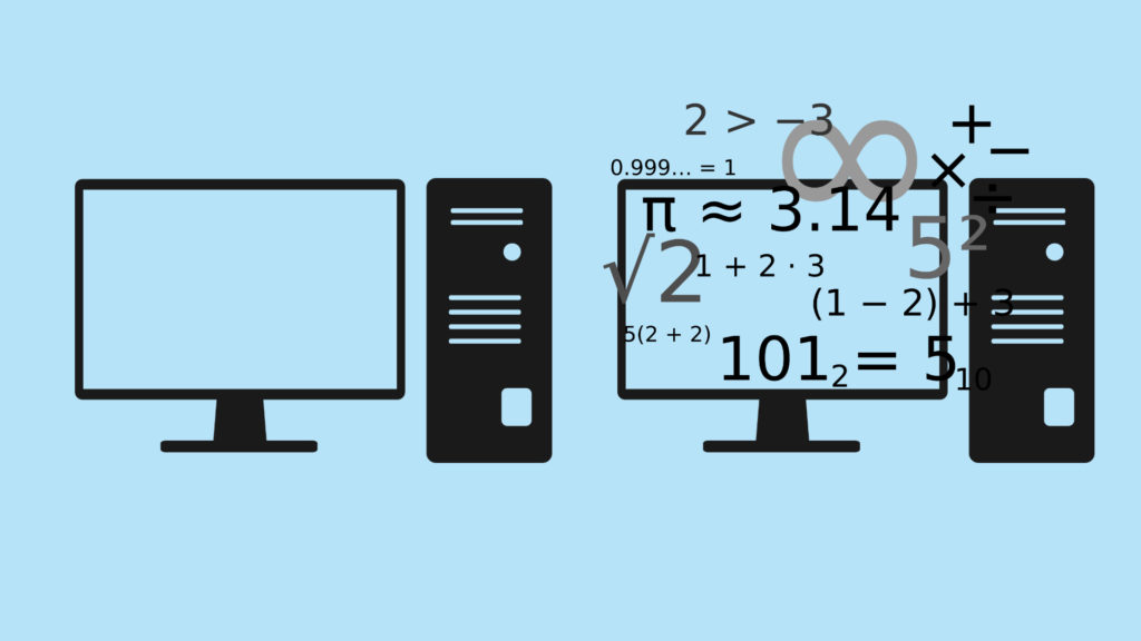 Pourrait-on utiliser un système quantique pour réaliser un calcul plus rapidement et/ou plus efficacement qu’avec un ordinateur classique ? // Source : Pixabay, Wikimedia/CC/Averater (montage Numerama)