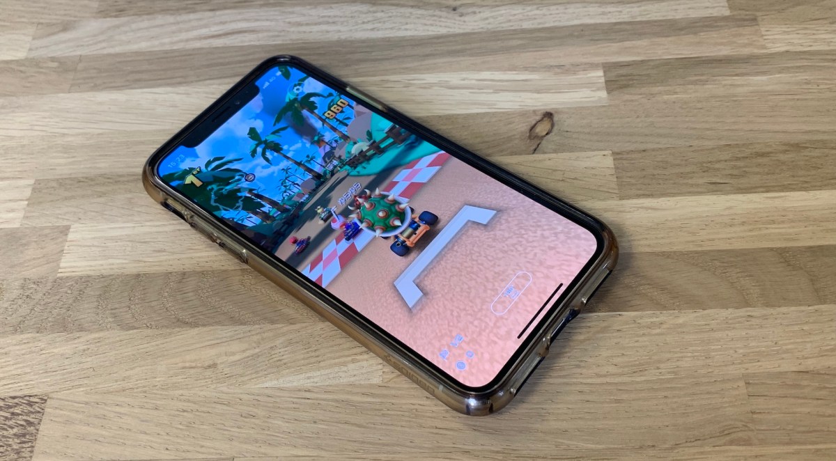 Mario Kart Tour sur iPhone X // Source : Numerama