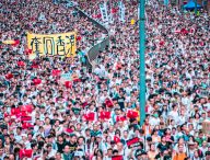 Une manifestation à Hong Kong. // Source : Wikipedia