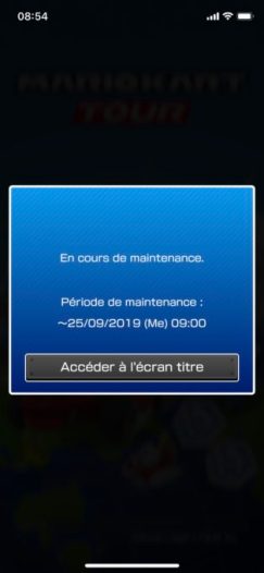 Mario Kart Tour à 08h45 Mario Kart Tour à 08h45