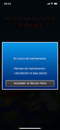 Mario Kart Tour à 08h45