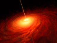 Le trou noir au cœur de la galaxie M87. // Source : Capture d'écran, ESO/M. Kornmesser (image recadrée)
