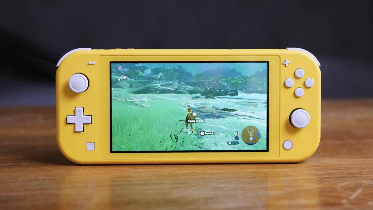 La Switch Lite de Nintendo // Source : Louise Audry pour Numerama