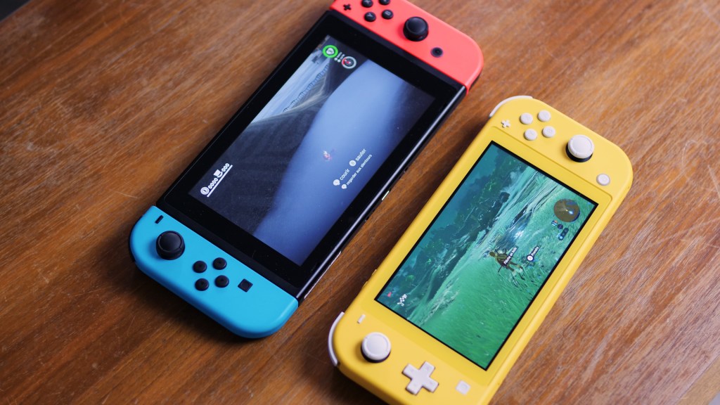 La Switch Lite de Nintendo // Source : Louise Audry pour Numerama