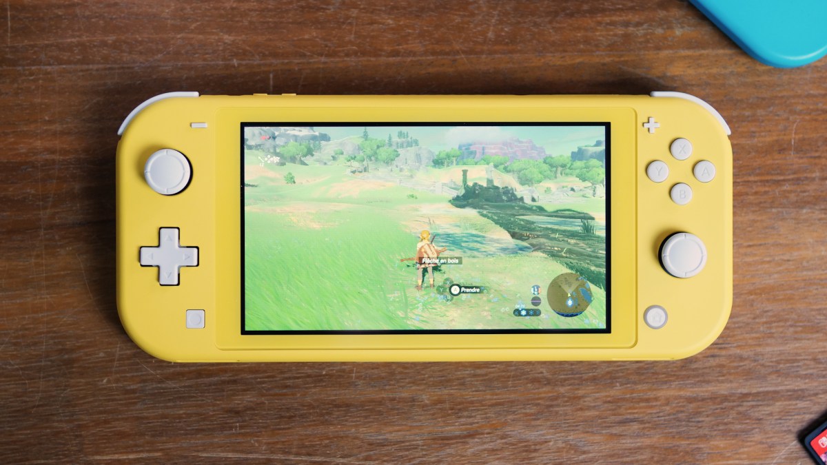 La Switch Lite de Nintendo // Source : Louise Audry pour Numerama