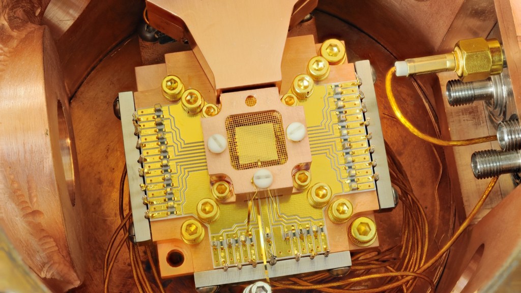 Un ordinateur quantique. // Source : Wikimedia/CC/National Institute of Standards and Technology (photo recadrée)