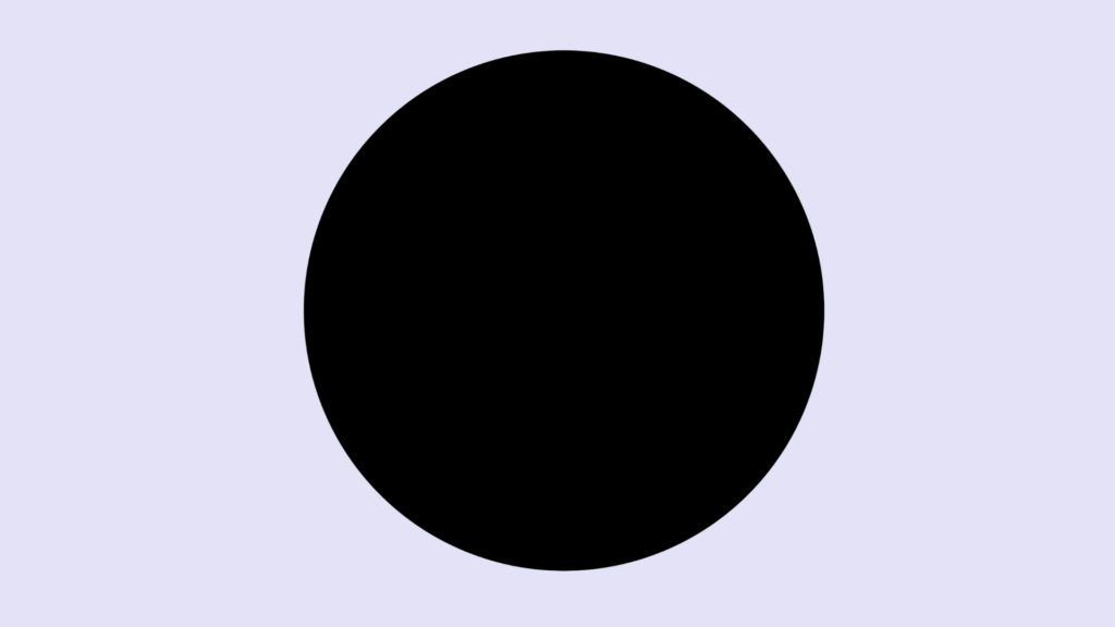 Voici comment les scientifiques représentent ce trou noir dans leur étude. // Source : Capture d'écran J. Scholtz, J. Unnwin (photo modifiée)