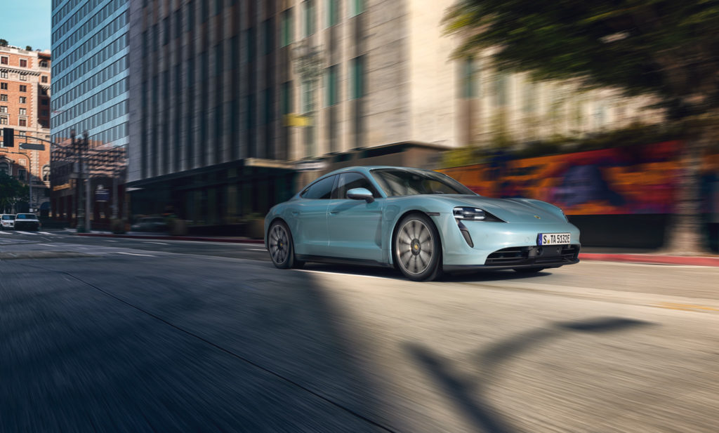 Des images de la Taycan 4S // Source : Porsche Des images de la Taycan 4S // Source : Porsche