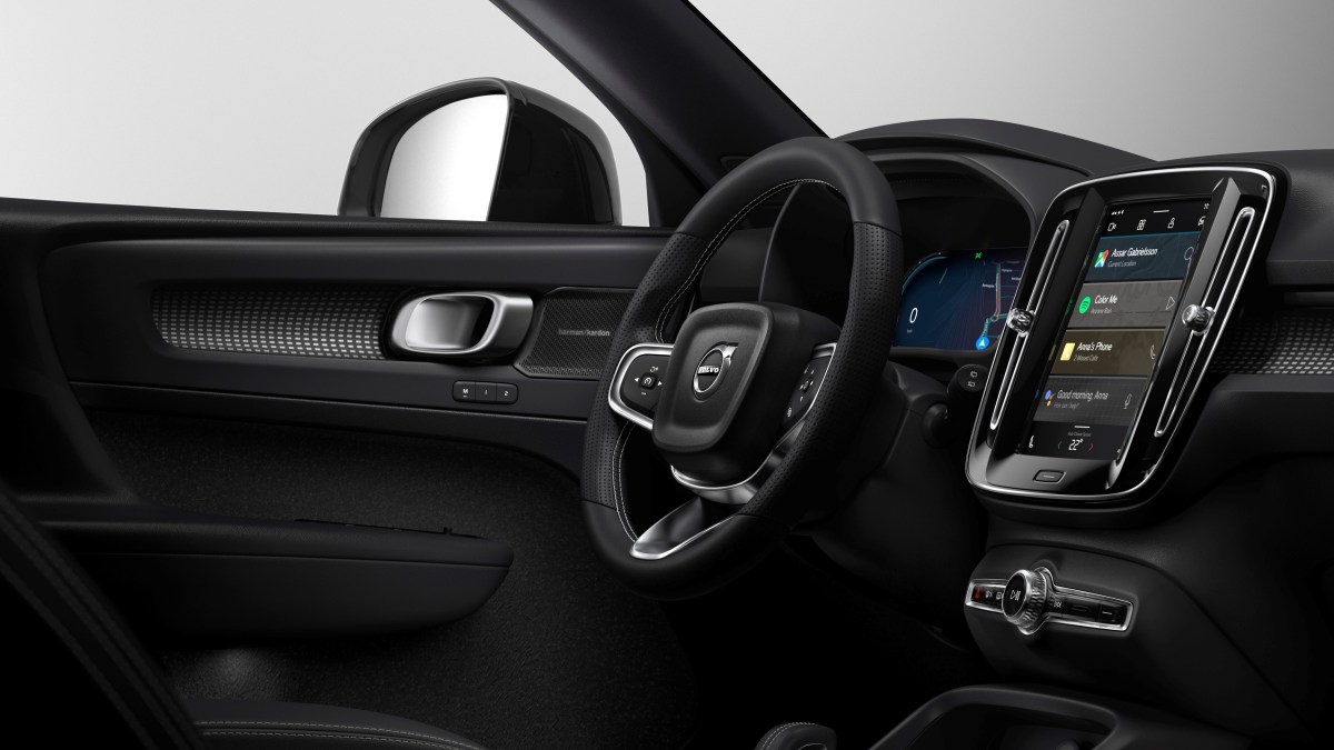 Android Automotive OS sur le Volvo XC40 // Source : Volvo