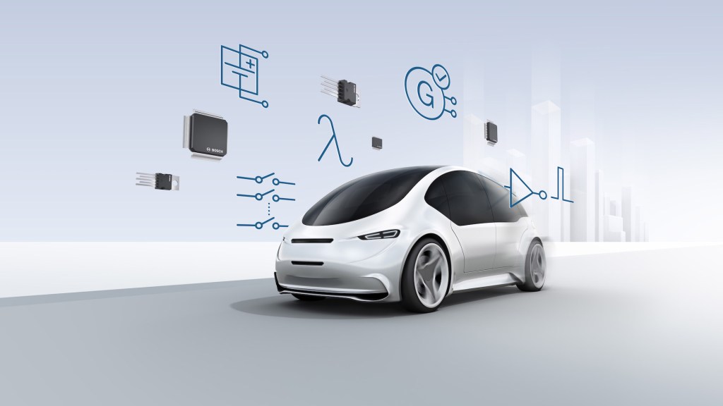 Bosch veut rendre les voitures électriques plus sûres // Source : Bosch