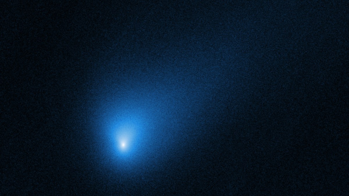 La comète Borisov immortalisée par Hubble. // Source : NASA, ESA, D. Jewitt (UCLA) (photo recadrée)