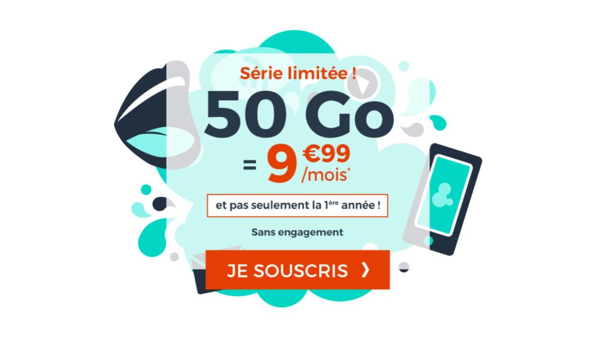 Cdiscount mobile 50 Go à vie