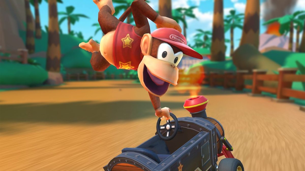 Diddy Kong dans Mario Kart Tour // Source : Twitter/MarioKartTourEN