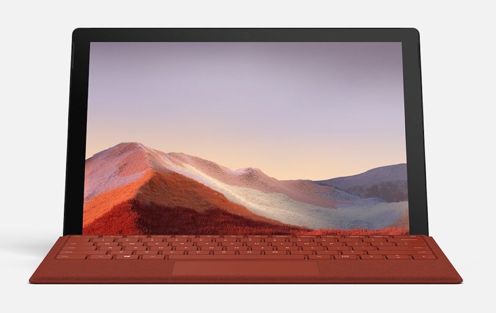 La Microsoft Surface Pro 7 // Source : Microsoft La Microsoft Surface Pro 7 // Source : Microsoft