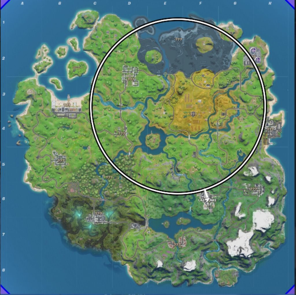 La nouvelle carte de Fortnite, chapitre 2, saison 1 // Source : Capture d'écran Numerama La nouvelle carte de Fortnite, chapitre 2, saison 1 // Source : Capture d'écran Numerama