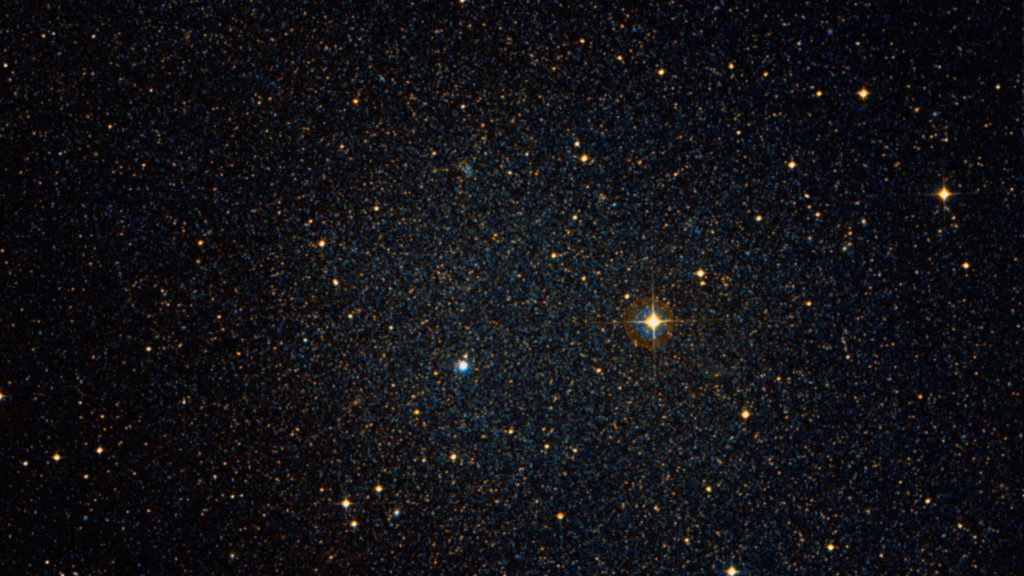 La galaxie naine du Fourneau. // Source : Wikimedia/CC/Friendlystar (photo recadrée)