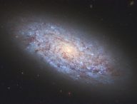 Une galaxie naine. // Source : Flickr/CC/Terry Ballard (photo recadrée)