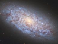 Une galaxie naine. // Source : Flickr/CC/Terry Ballard (photo recadrée)