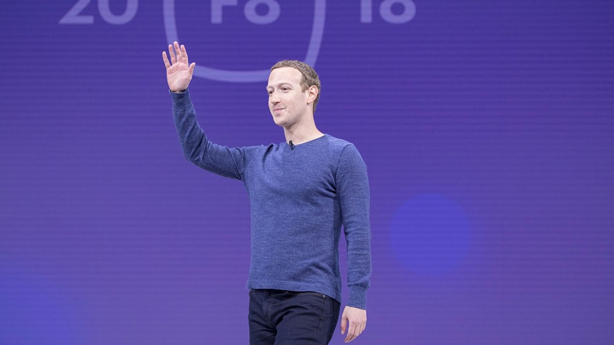 Mark Zuckerberg lors d'une keynote. // Source : Wikicommons