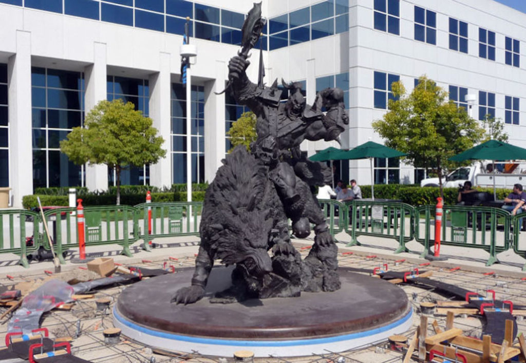 Statue Orc de Blizzard // Source : Blizzard