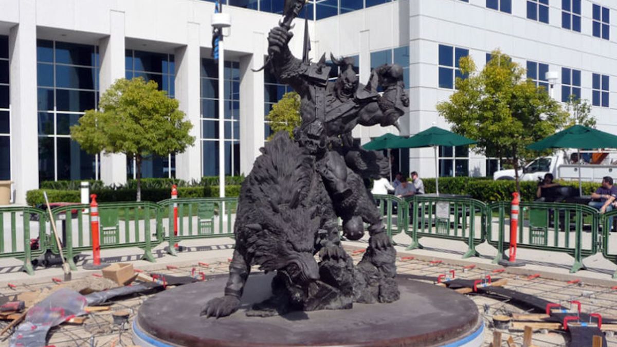 Statue Orc de Blizzard // Source : Blizzard